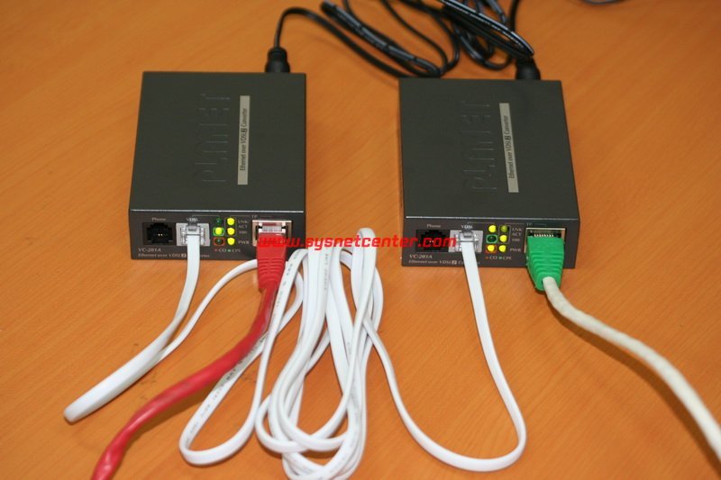 Review อุปกรณ์ Planet VC-201A - Ethernet Over VDSL2 Converter in แนะนำ ...